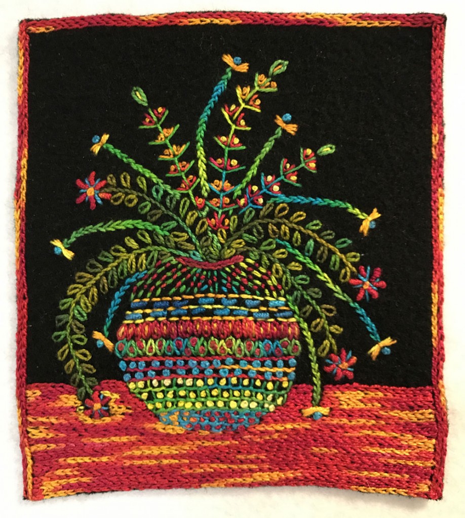 vaseonwool